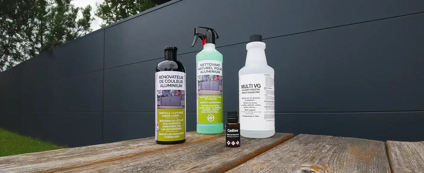 Produits d'entretien pour l'aluminium