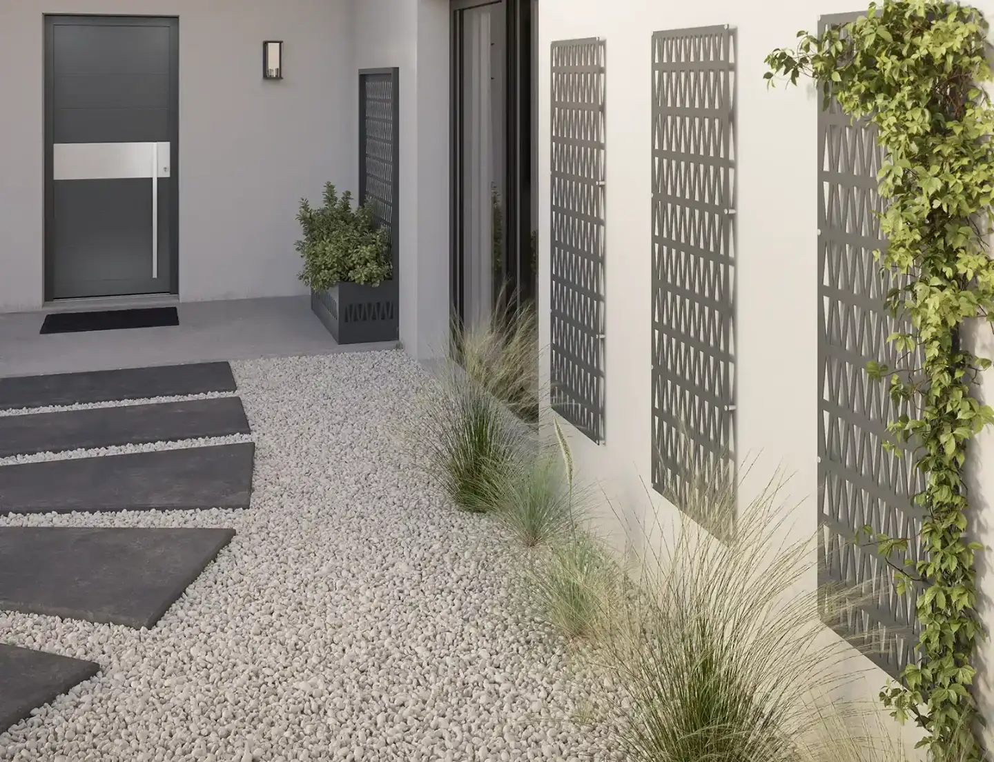 Habillage de façade en aluminium Derog