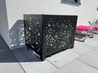 Habillage de climatisation aluminium