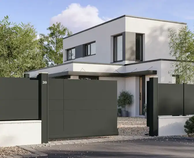 Le portail coulissant autoportant