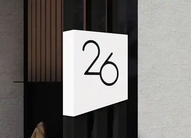 Numéro de rue hover